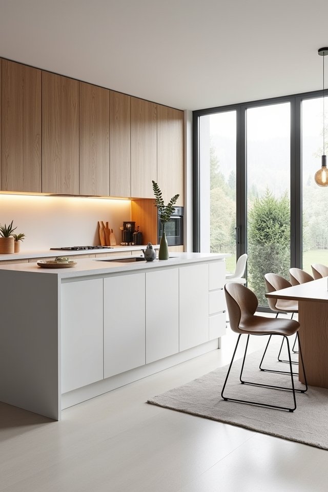 sleek scandinavian cabinet elegance