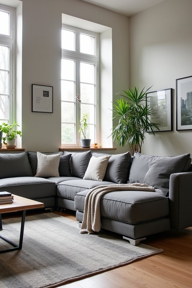 sleek sectional storage solutions