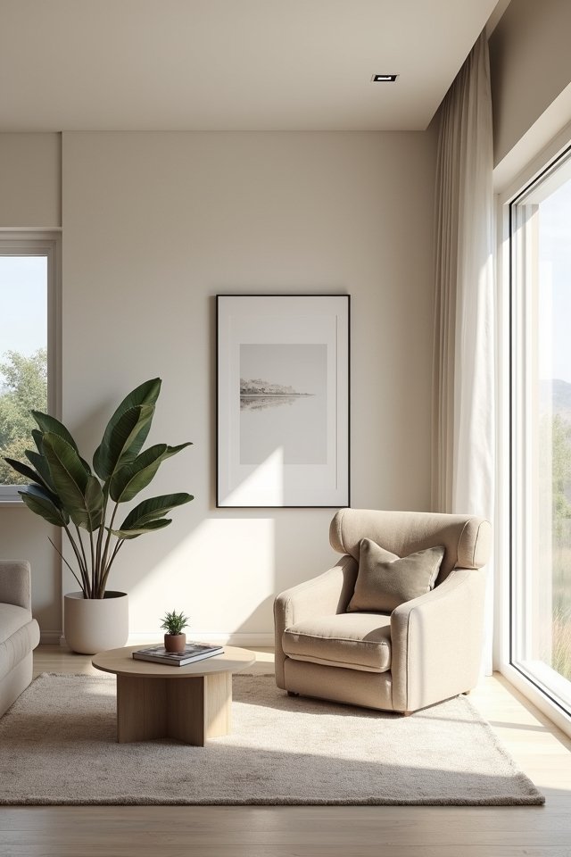 sleek simplicity and tranquility