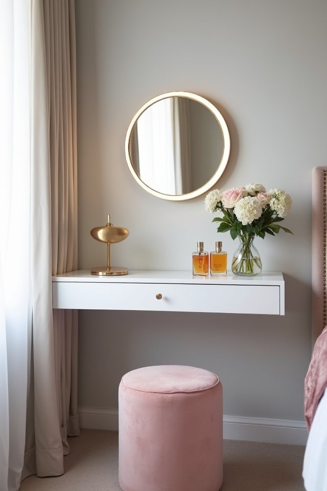 sleek space saving dressing tables