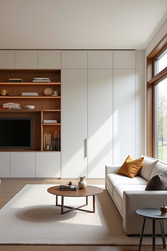 sleek storage with style