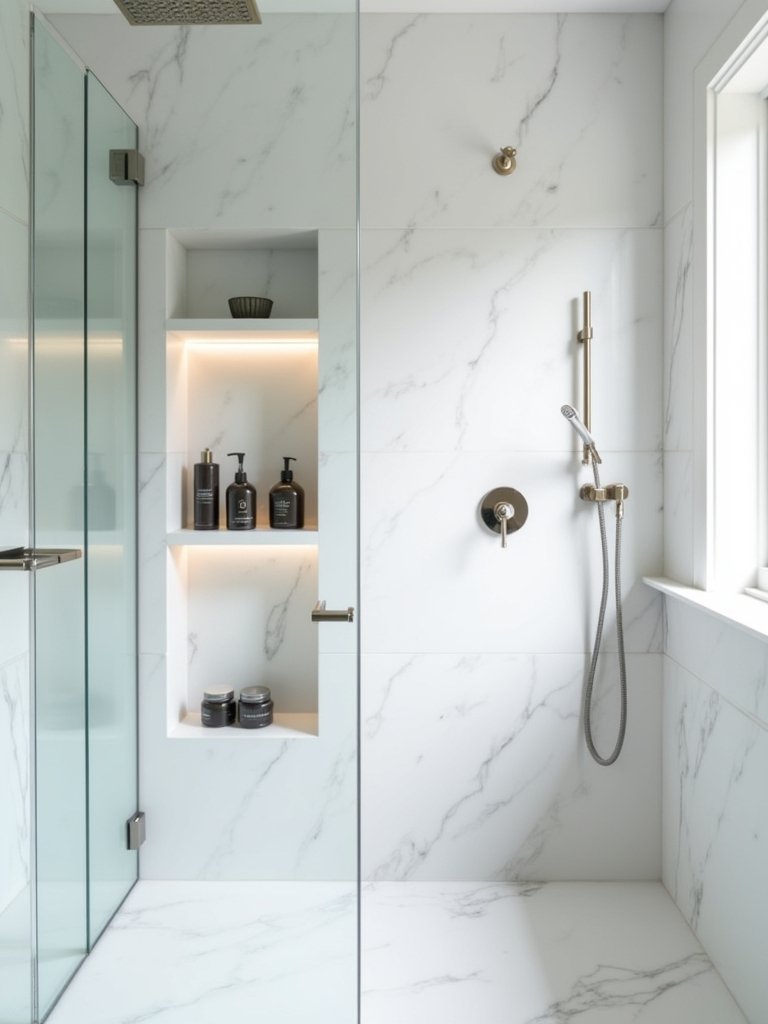 sleek stylish bathroom storage