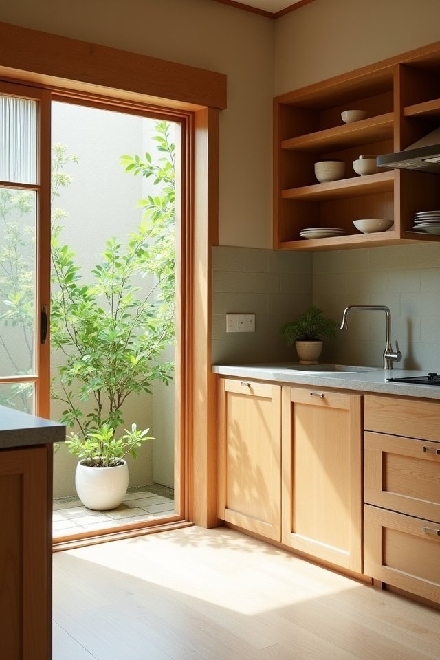 sliding doors enhance serenity