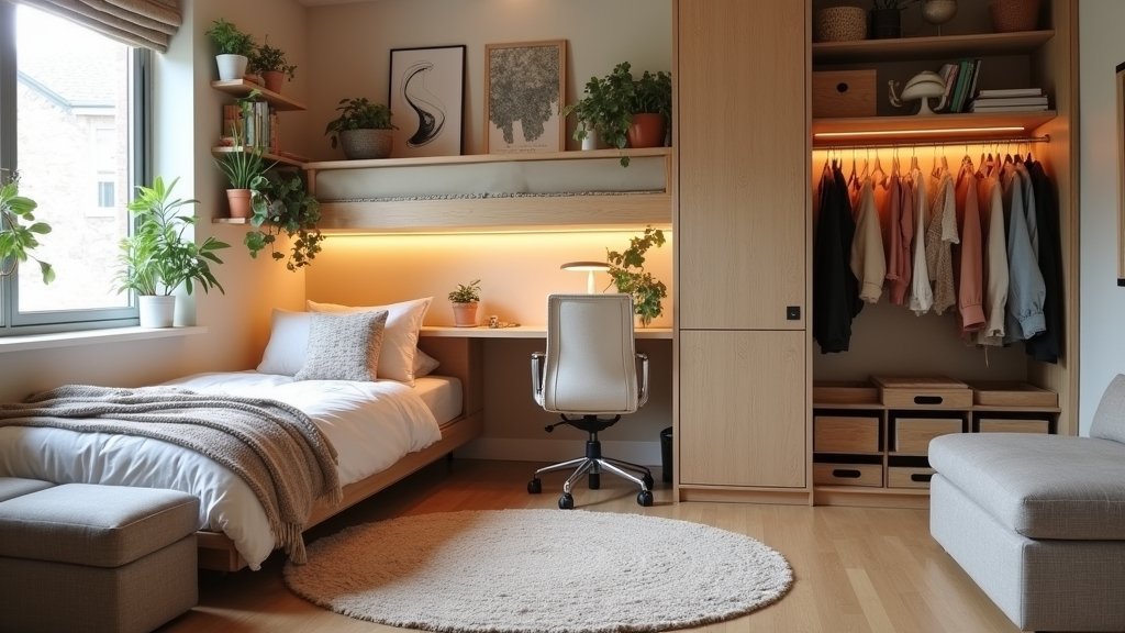 small space bedroom hacks