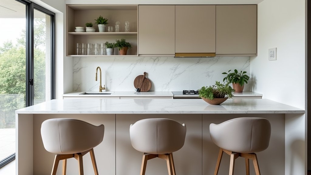 small space kitchen bars