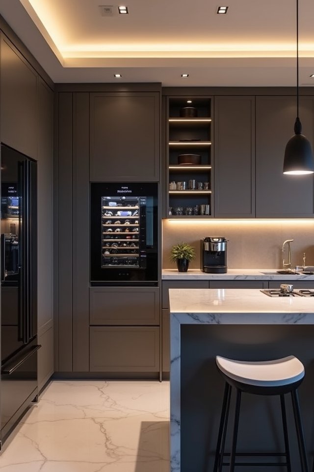 smart modern kitchen bar