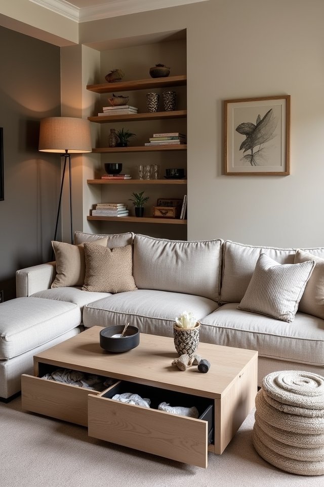 smart storage for cozy living