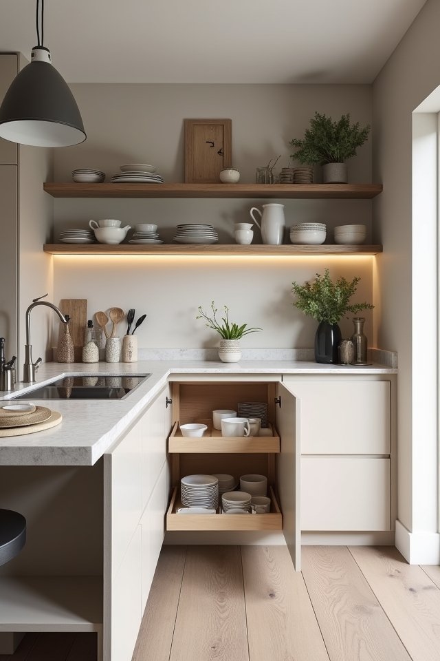 smart stylish kitchen storage