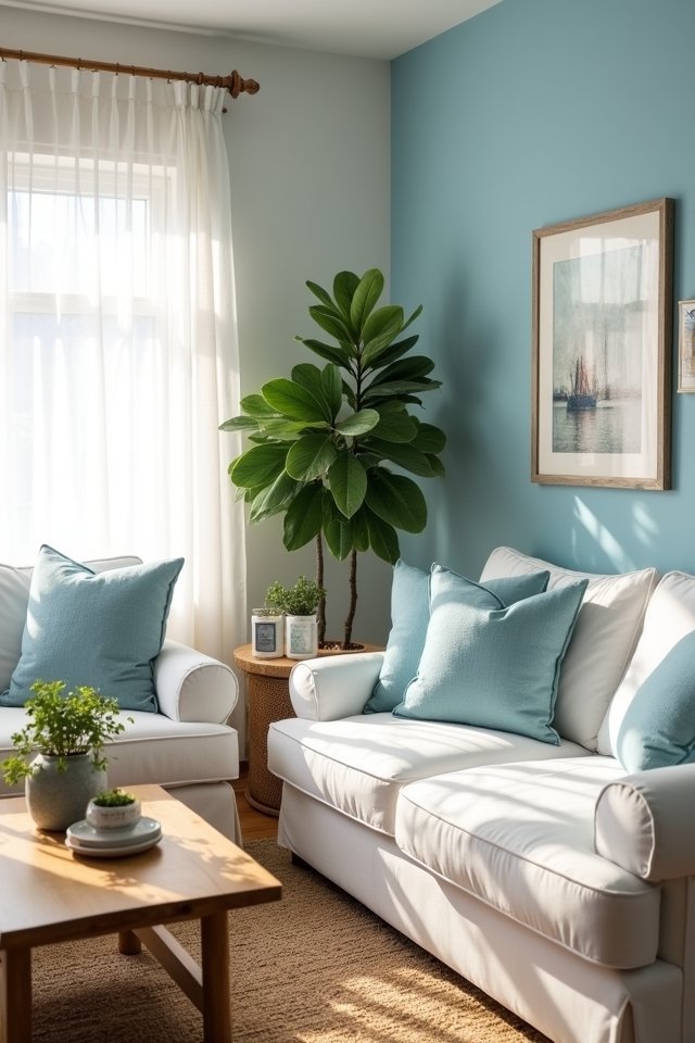 soft blue serene sanctuary