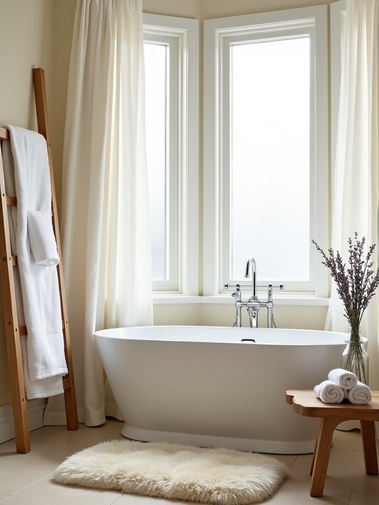 soft cozy bathroom retreat