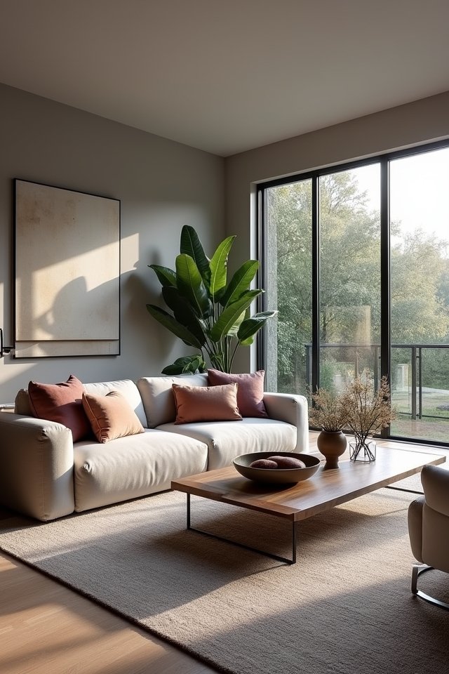 soft grey walls embrace tranquility