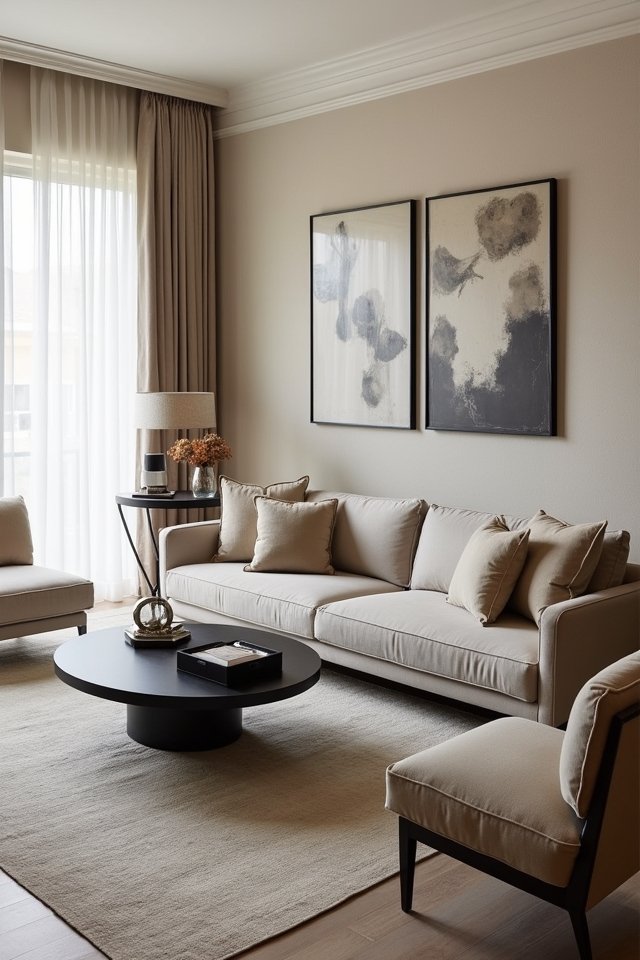 soft hued statement sofas shine