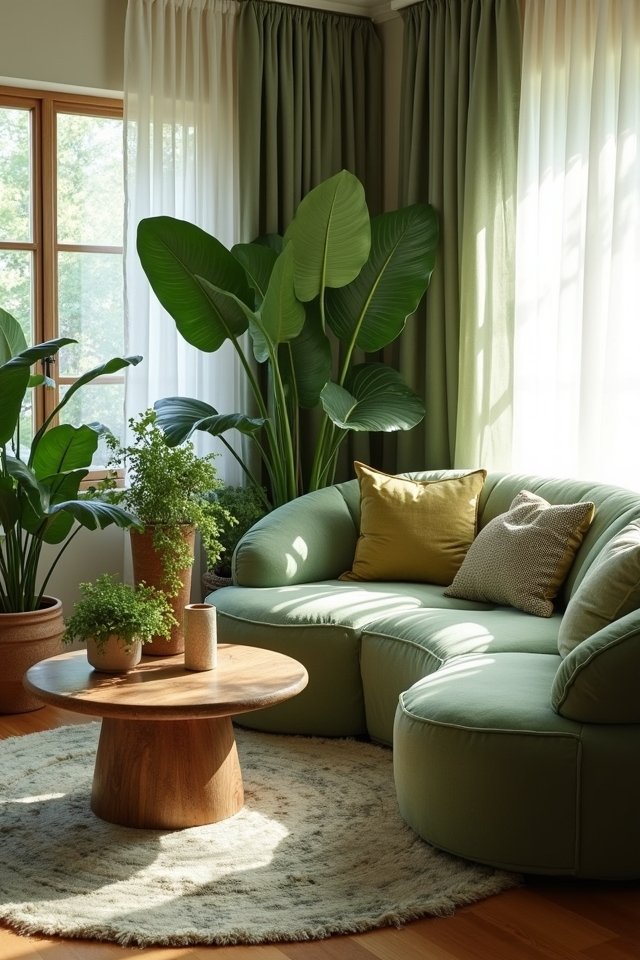 soft inviting organic shapes