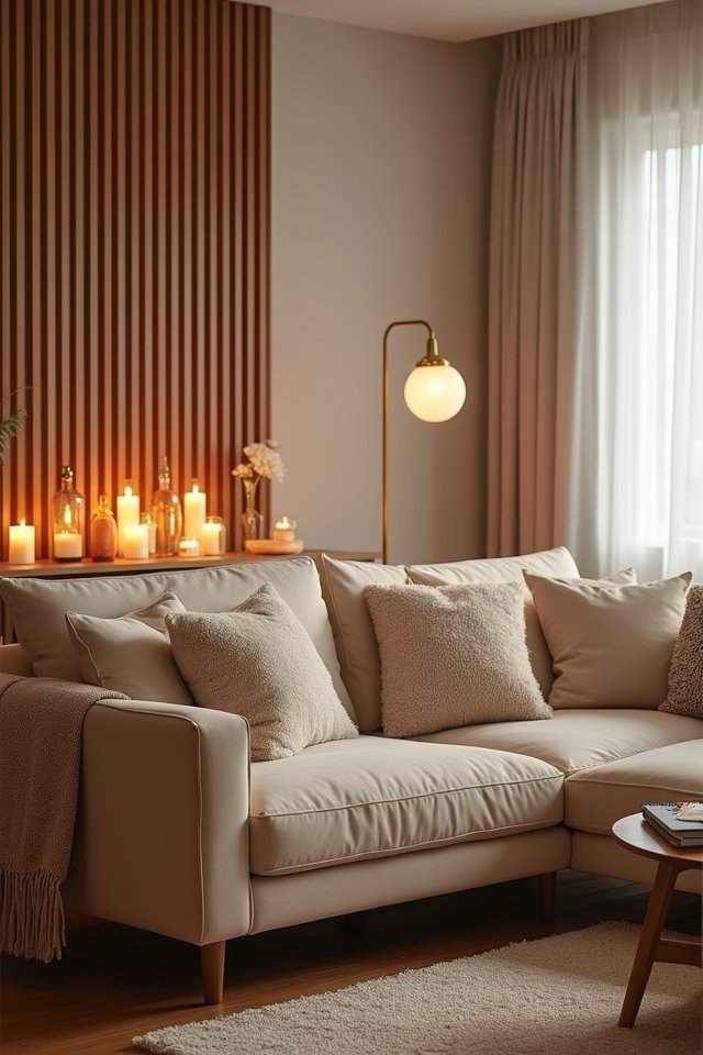 soft lighting creates ambiance