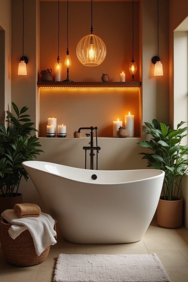 soft lighting creates tranquility