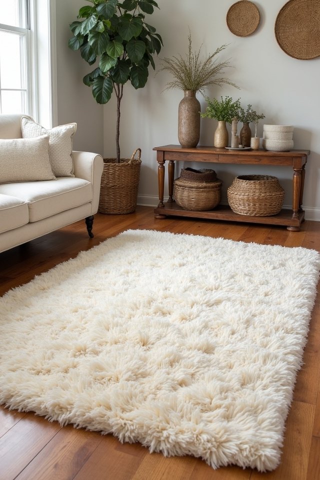 soft luxurious shag rugs