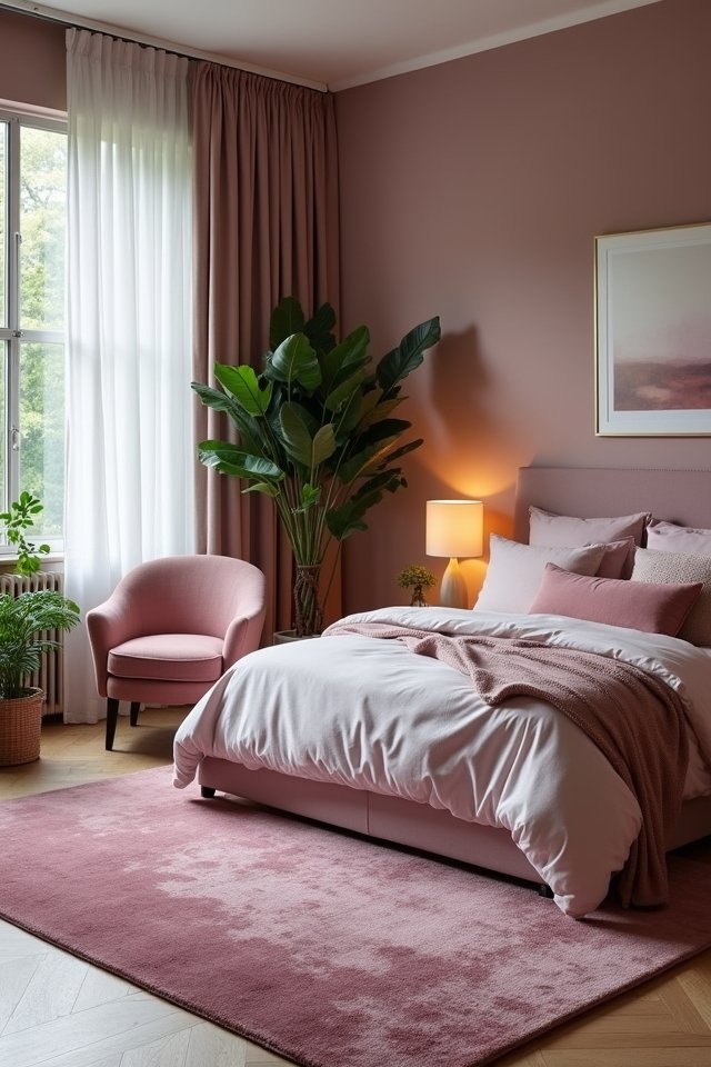 soft mauve rug bliss