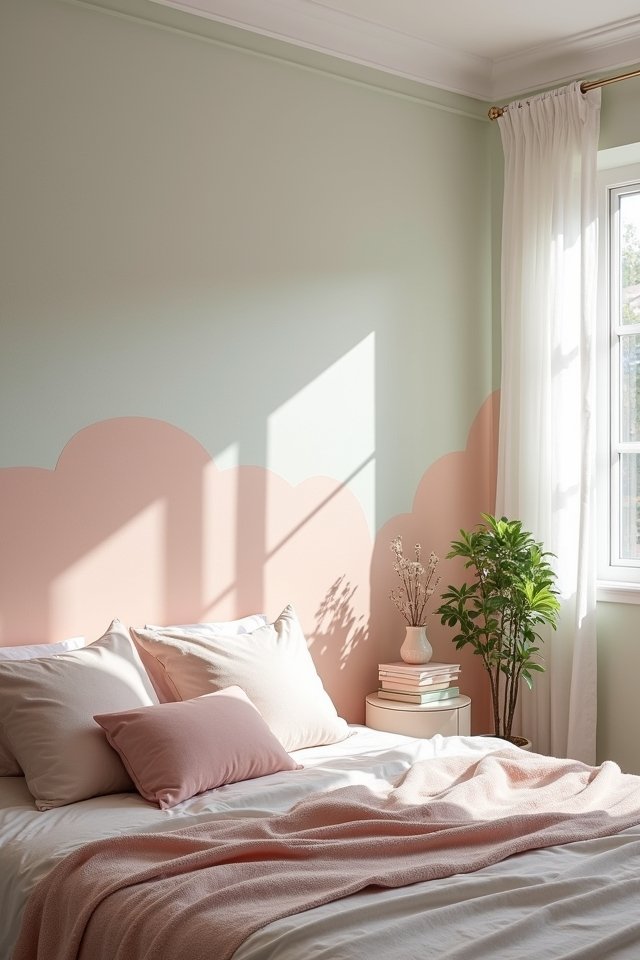 soft pastel bedroom serenity