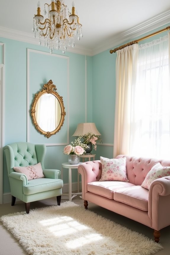 soft pastel color palette