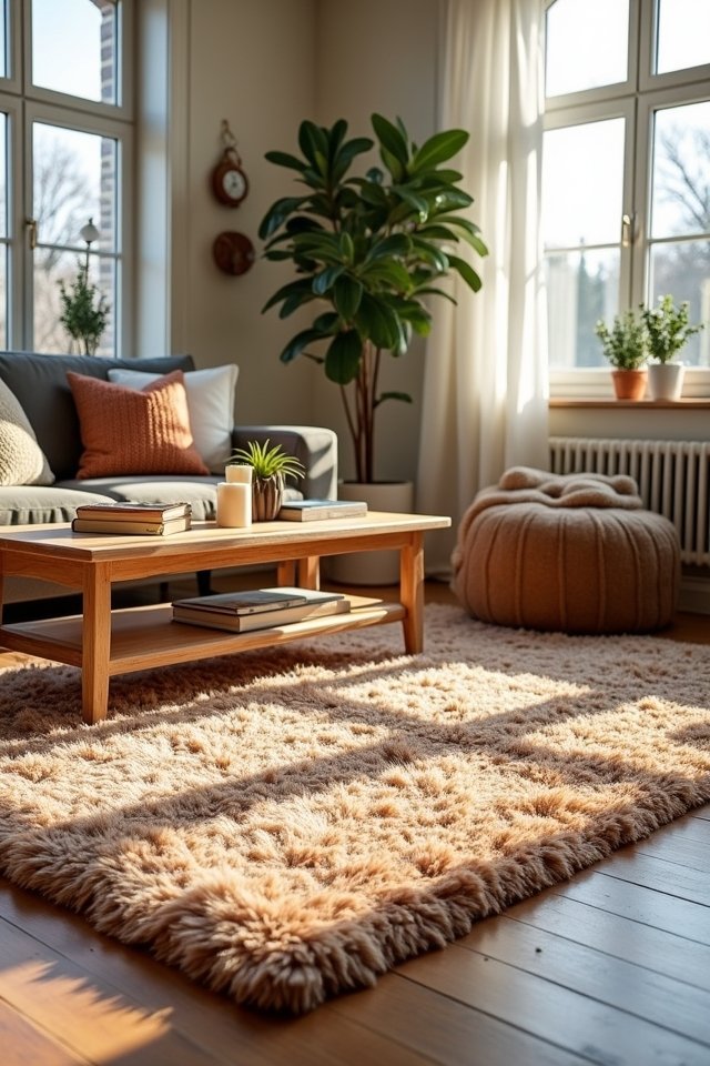 soft rugs cozy comfort
