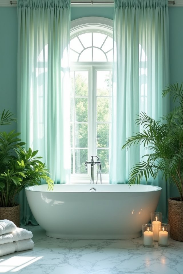 soothing color bathroom retreat