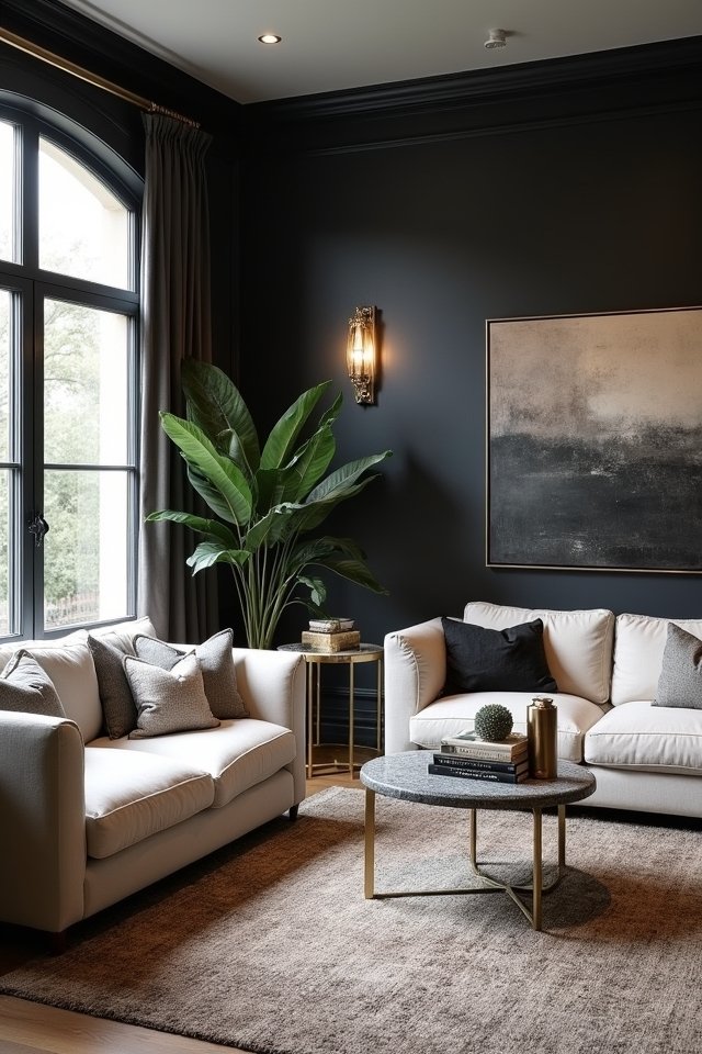 sophisticated charcoal home decor
