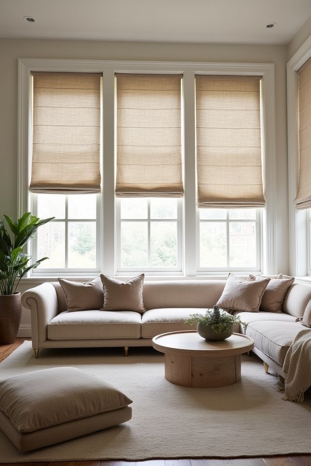 sophisticated contemporary window coverings