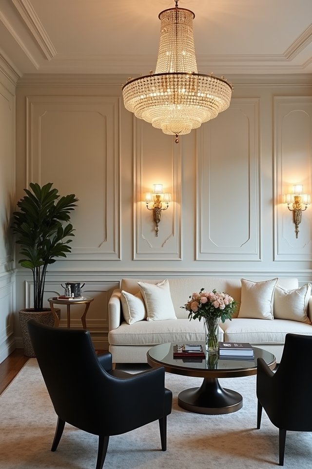 sophisticated lighting enhances ambiance