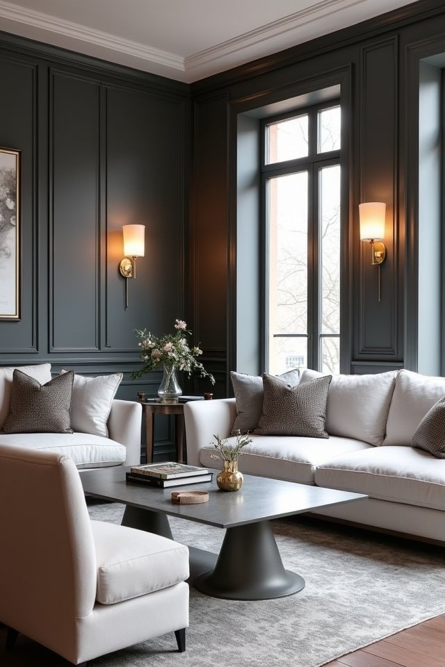 sophisticated modern living space
