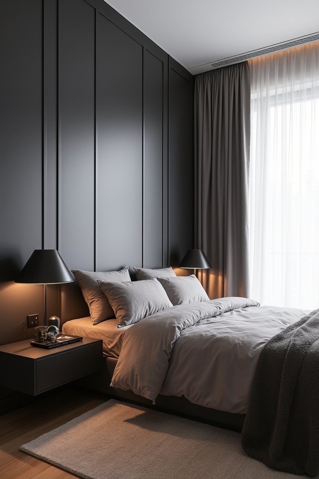 sophisticated monochrome wall elegance