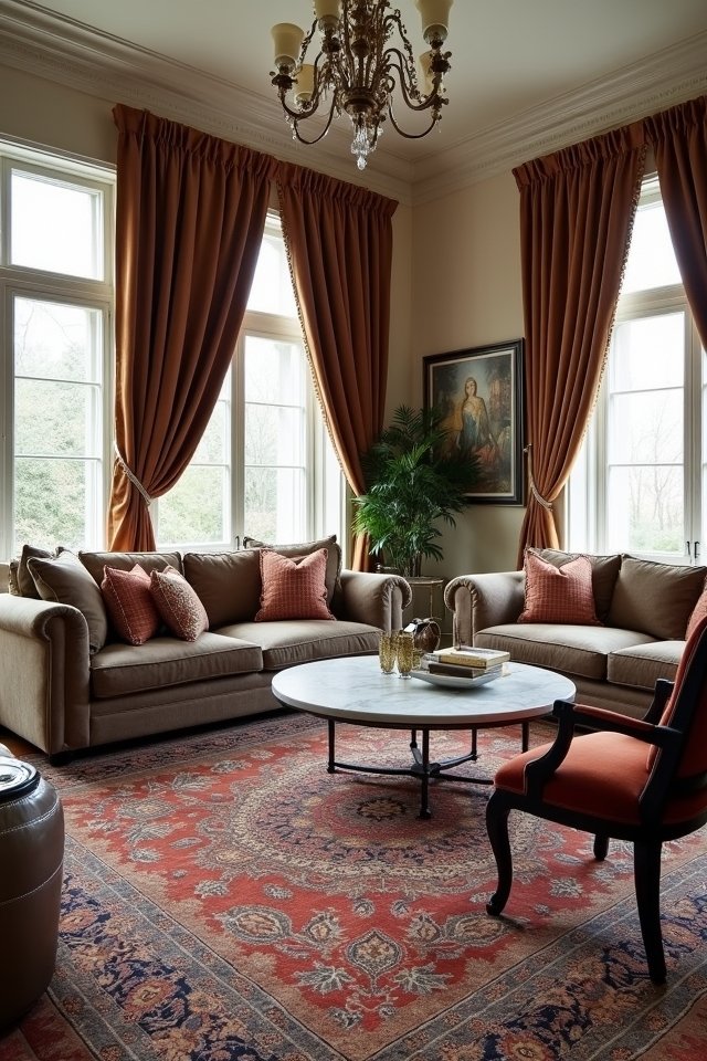 sophisticated warm inviting rugs