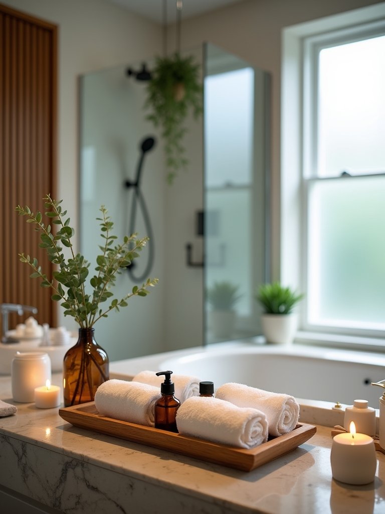 spa like fragrant atmosphere creation