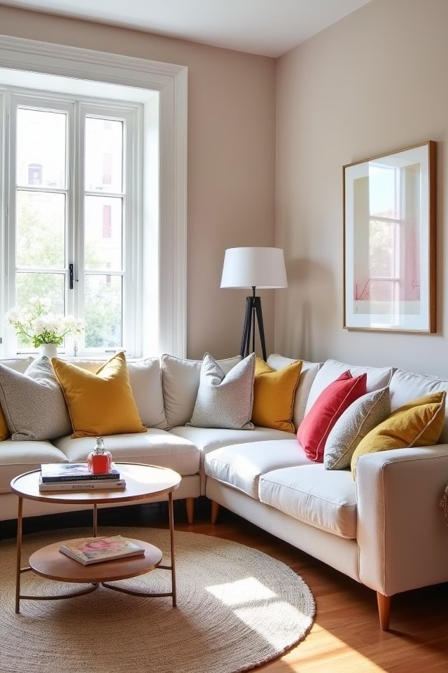 space saving sectional design tips