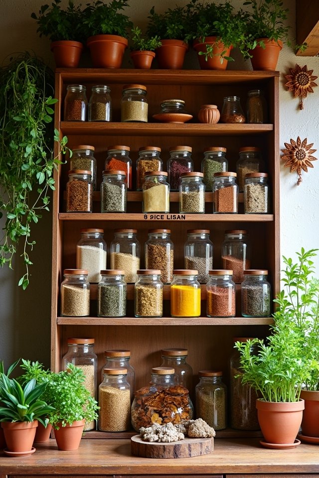 spice rack display ideas