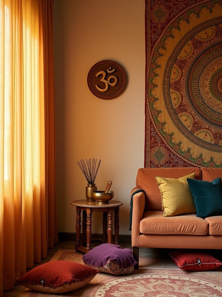 spiritual symbols enhance decor