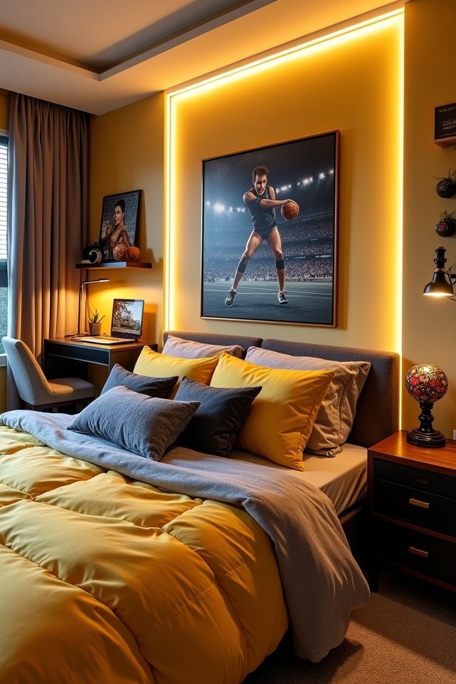 sporty chic led decor