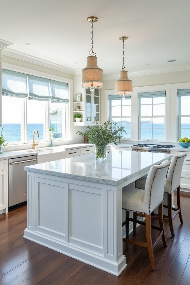 statement island as centerpiece