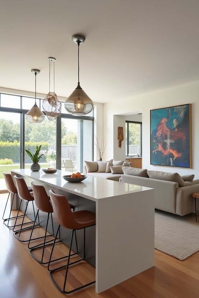 statement lighting enhances ambiance
