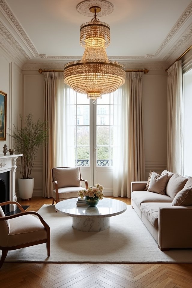 statement lighting enhances ambiance