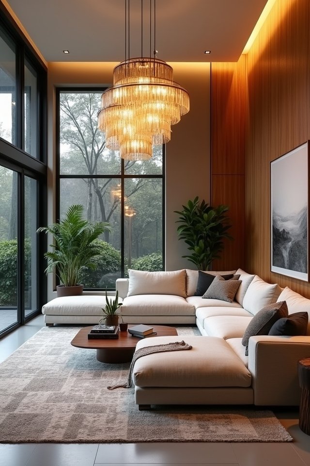 statement lighting enhances design