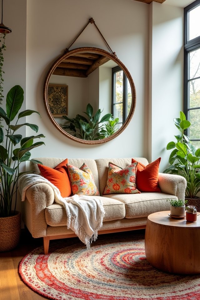 statement mirror as focal point