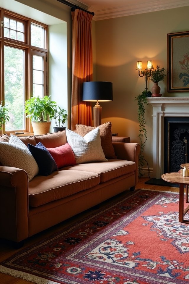 statement rug adds flair