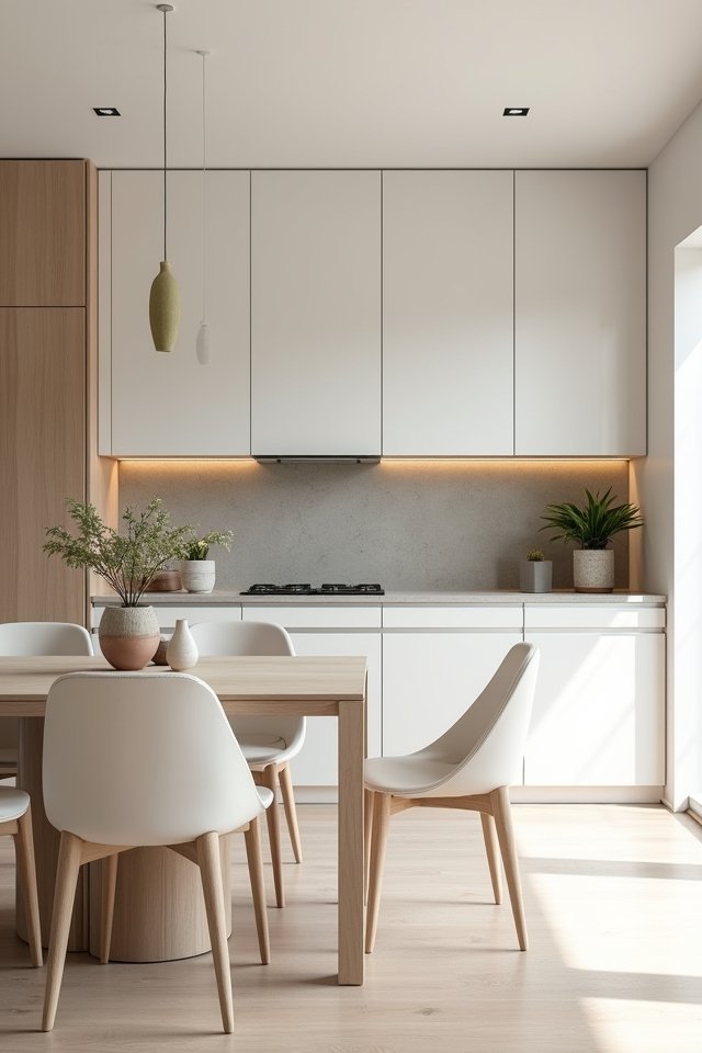 streamlined functional creative kitchen