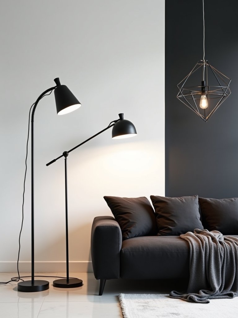 stunning black and white lighting