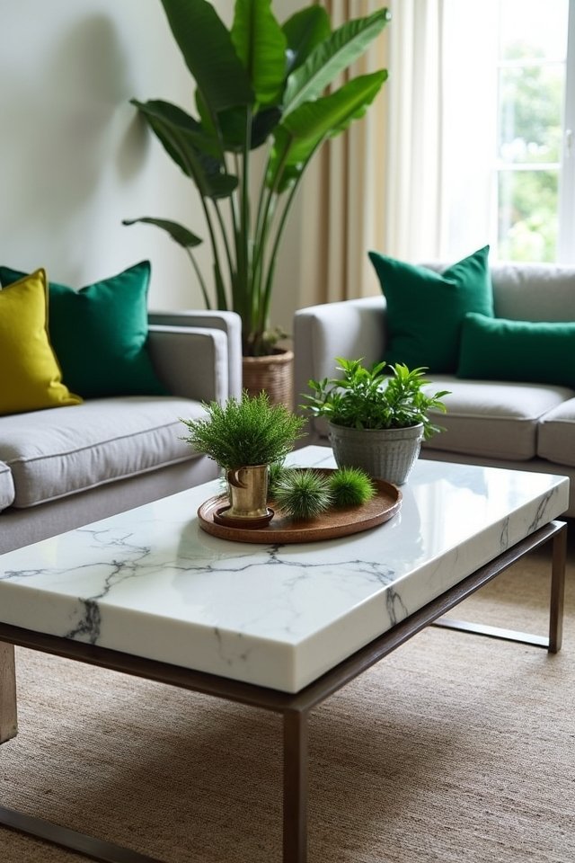 stunning marble coffee table