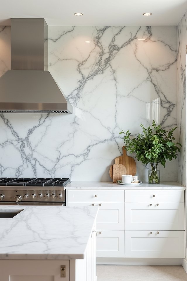 stunning marble wall features