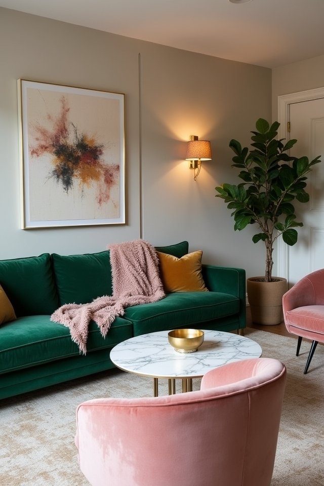 stylish and cozy seating