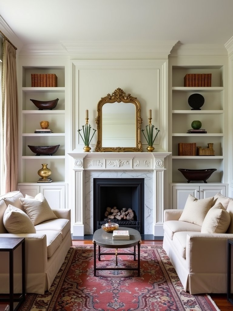 stylish and functional shelving
