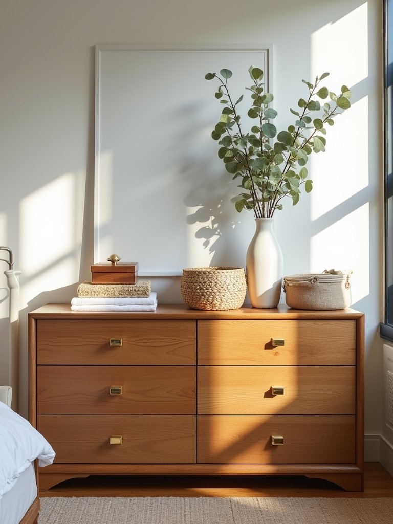 stylish and organized dresser