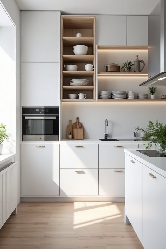 stylish and practical kitchen storage